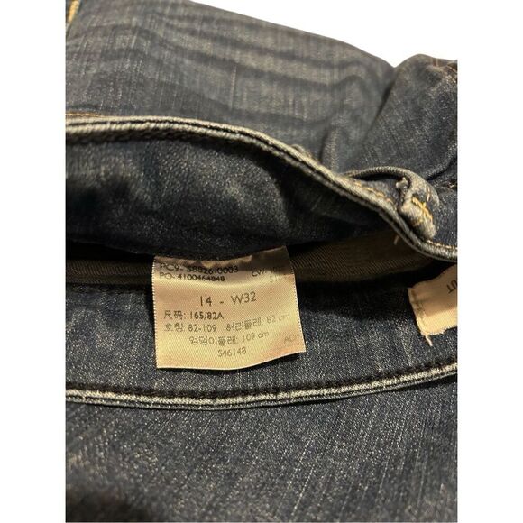 Signature Levi Straus Size 14W Blue Midrise Shaping Bootcut Jeans - Picture 6 of 13